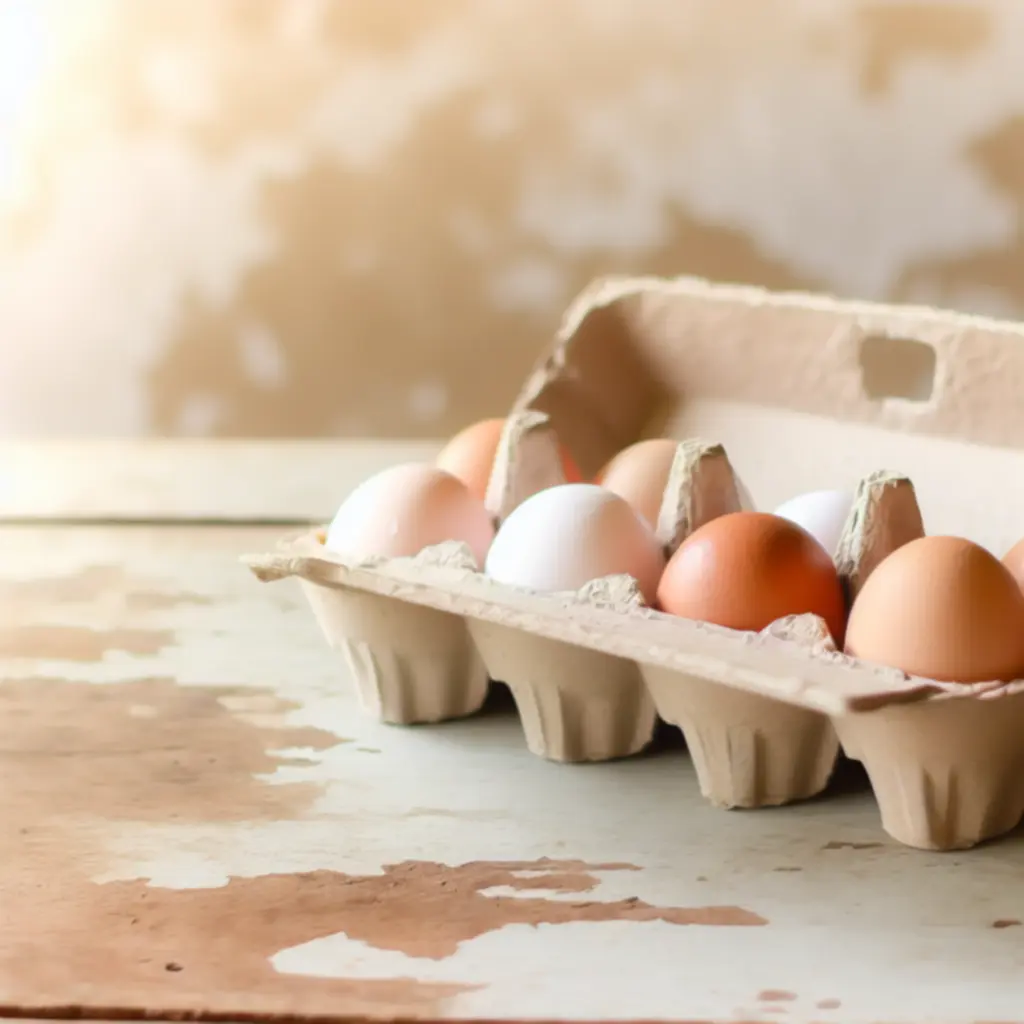Doos vrije-uitloopeieren