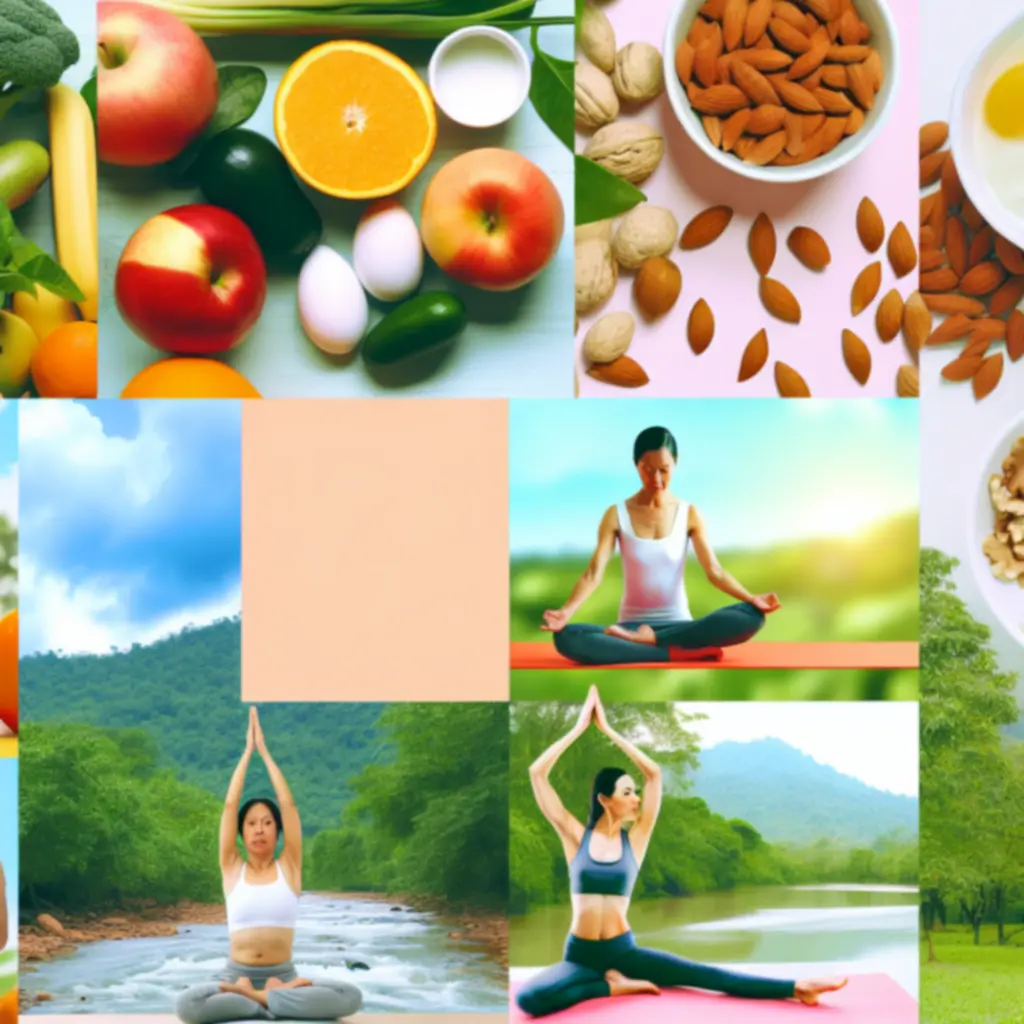 Gezonde salade met verse biologische ingrediënten